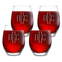 Chaumont 20.25 oz Wine Stemless Glassware Set of 4